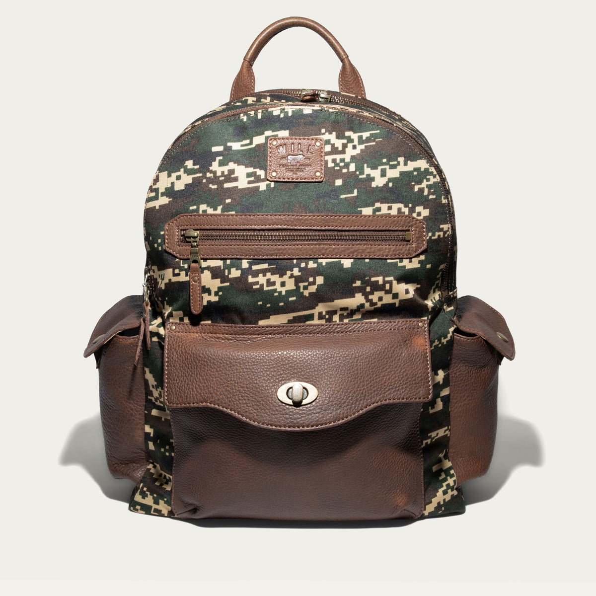 Canvas & Leather Backpack