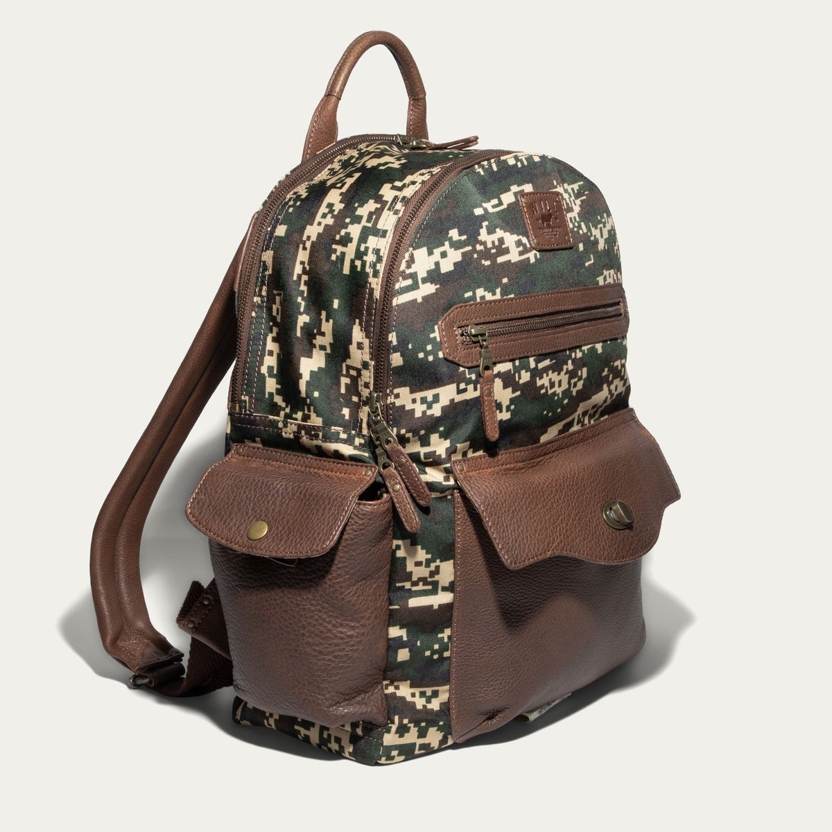 Canvas & Leather Backpack