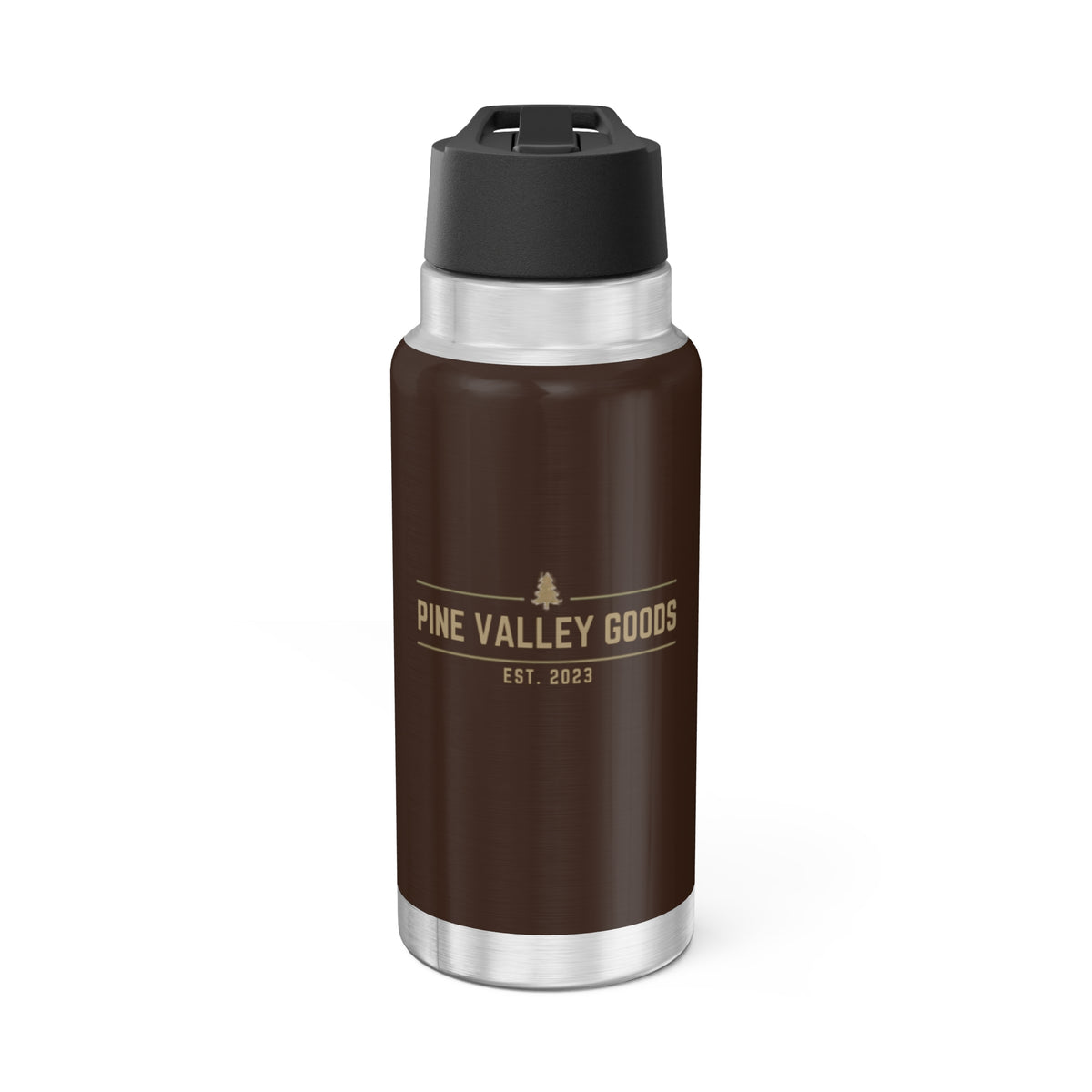 Pine Valley Goods 32oz Insulated Tumbler — Espresso Edition